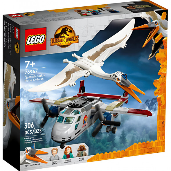 Конструктор LEGO Jurassic World 76947 Кетцалькоатль: нападение на самолёт в Мытище