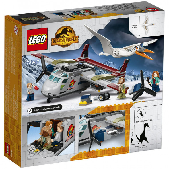 Конструктор LEGO Jurassic World 76947 Кетцалькоатль: нападение на самолёт в Мытище