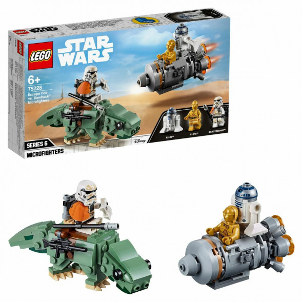 Конструктор LEGO Star Wars 75228 Спасательная капсула Микрофайтеры дьюбэк в Мытище