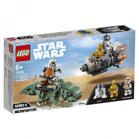 Конструктор LEGO Star Wars 75228 Спасательная капсула Микрофайтеры дьюбэк в Мытище