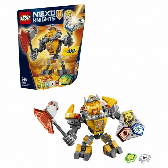Конструктор LEGO Nexo Knights 70365 Боевые доспехи Акселя в Мытище