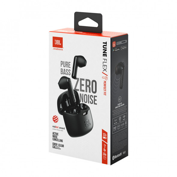 Беспроводные наушники JBL Tune FLEX, Black в Мытище
