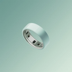 Умное кольцо Oura Ring 4 Ceramic (размер 5), Морской прилив/Tide