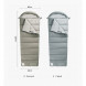 Спальный мешок Naturehike M300 (Левый), серый в Мытище