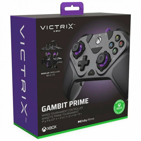 Проводной геймпад PDP Victrix Gambit Prime Tournament Controller Xbox One/Series/PC, черный в Мытище