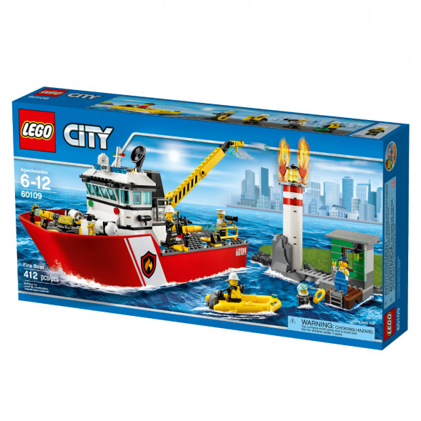 Конструктор LEGO City 60109 Пожарный катер в Мытище