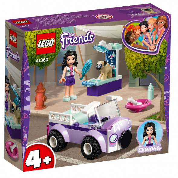 Конструктор LEGO Friends 41360 Передвижная ветклиника Эммы в Мытище