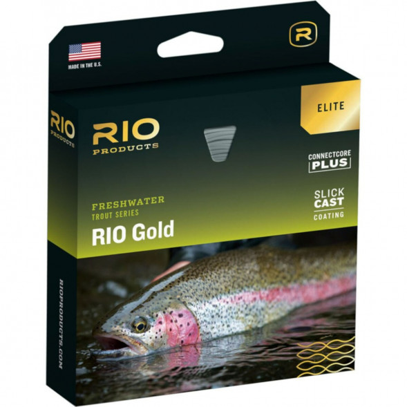 Леска RIO Elite Gold WF8F, Moss/Gold/Gray в Мытище