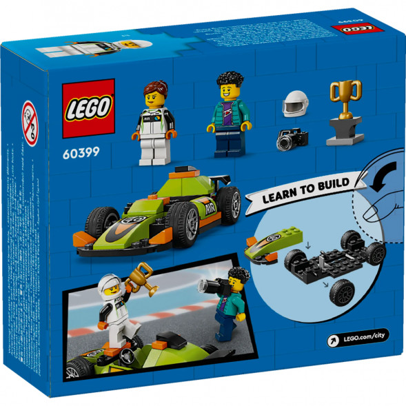 Конструктор LEGO City 60399 Зеленый Гоночный автомобиль в Мытище