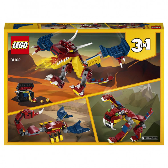 Конструктор LEGO Creator 31102 Огненный дракон в Мытище