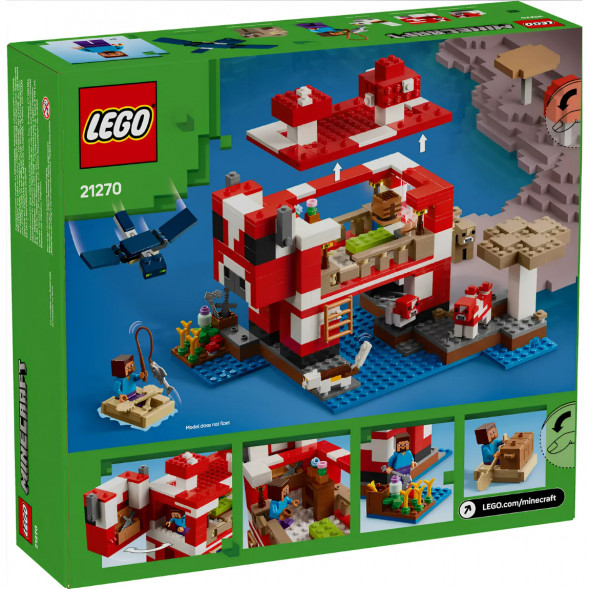 Конструктор LEGO Minecraft 21270 Грибной дом в Мытище