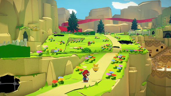 Игра Paper Mario: The Origami King [Nintendo Switch, английская версия] в Мытище