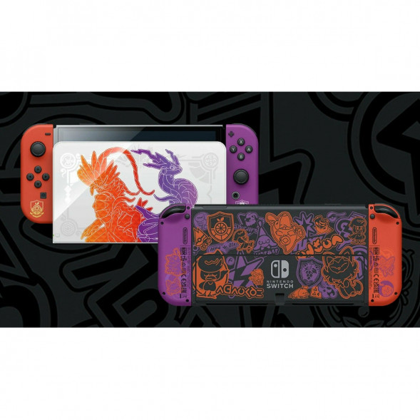 Игровая приставка Nintendo Switch OLED 64 ГБ, Pokemon Scarlet &amp;amp; Violet Edition в Мытище