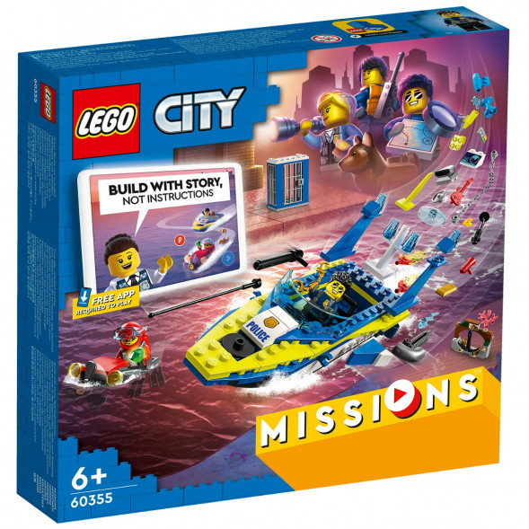 Конструктор LEGO City 60355 Детективные миссии водной полиции в Мытище