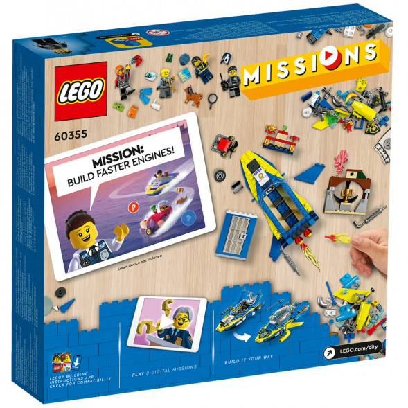 Конструктор LEGO City 60355 Детективные миссии водной полиции в Мытище