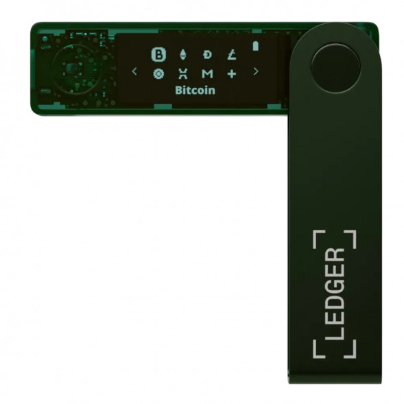 Аппаратный криптокошелёк Ledger Nano X, Emerald Green в Мытище