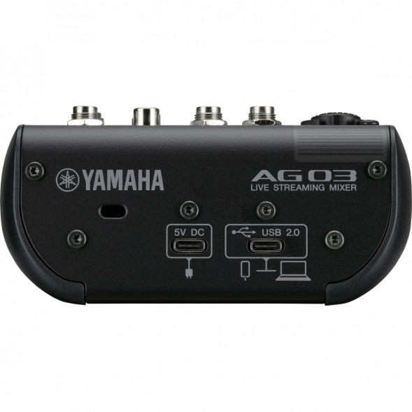 Микшер для стриминга Yamaha AG03MK2 LSPK Live Stream Black с аксессуарами в Мытище