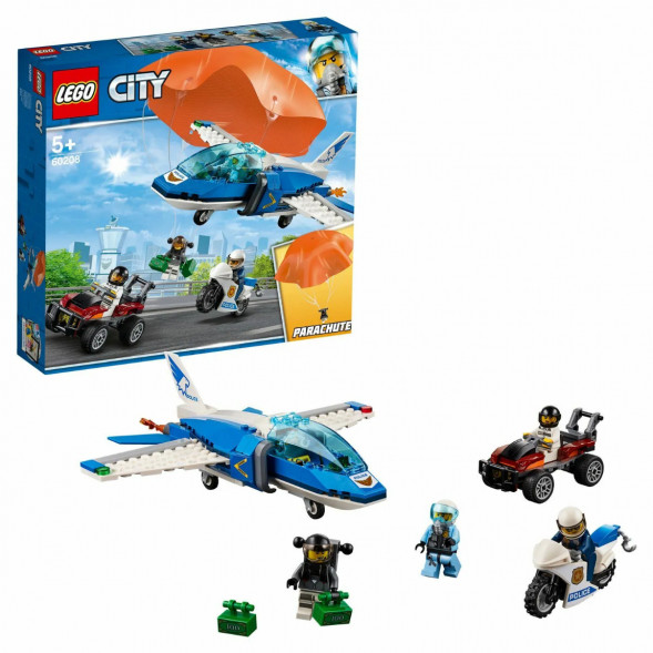 Конструктор LEGO City Police 60208 Воздушная полиция: арест парашютиста в Мытище