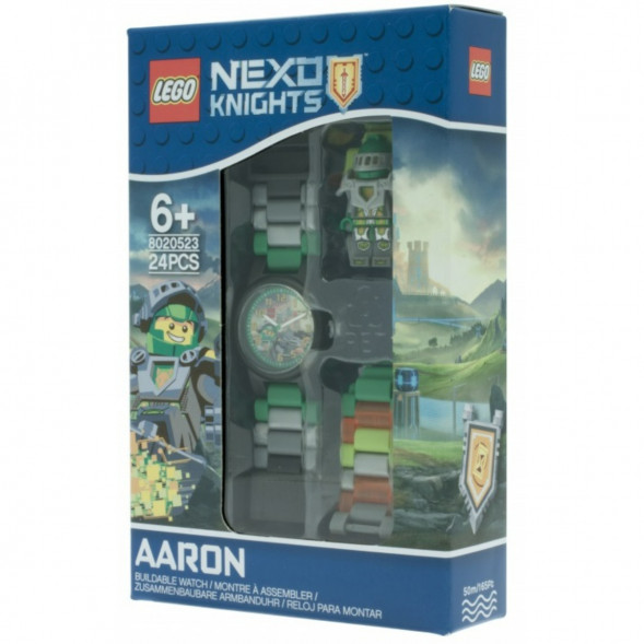 Часы LEGO Nexo Knights 8020523 Аарон с минифигуркой в Мытище
