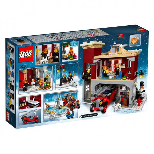 Конструктор LEGO Creator 10263 Пожарная часть в зимней деревне в Мытище