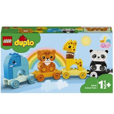 Конструктор LEGO DUPLO Creative Play 10955 Мой первый поезд для зверей в Мытище