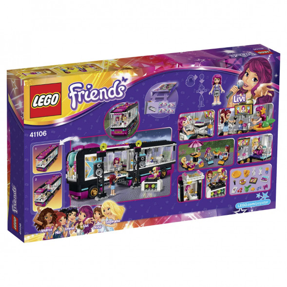 Конструктор LEGO Friends 41106 Поп звезда: гастроли в Мытище