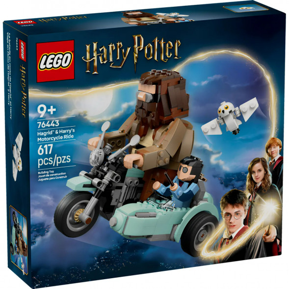 Конструктор LEGO Harry Potter 76443 Поездка Хагрида и Гарри на мотоцикле в Мытище