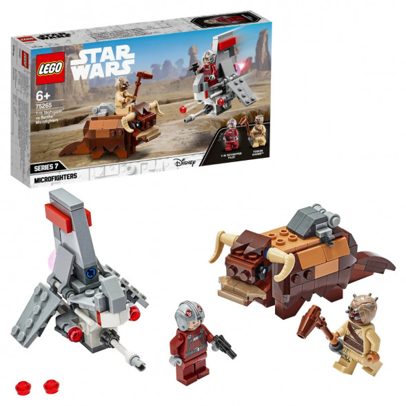 Конструктор LEGO Star Wars 75265 Микрофайтеры Скайхоппер T-16 против Банты в Мытище