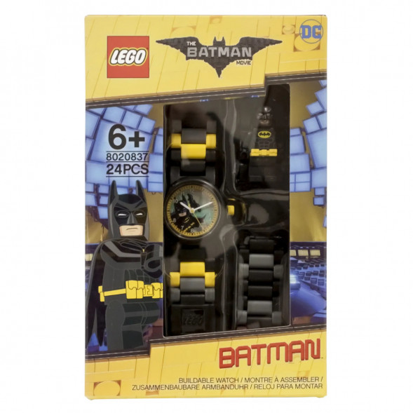 Часы LEGO Super Heroes 8020837 Бэтмен с минифигуркой в Мытище