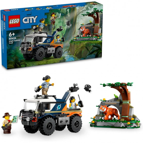 Конструктор LEGO City 60426 Внедорожный грузовик Исследователь джунглей в Мытище