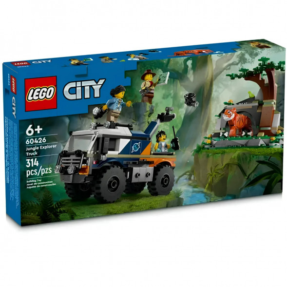 Конструктор LEGO City 60426 Внедорожный грузовик Исследователь джунглей в Мытище