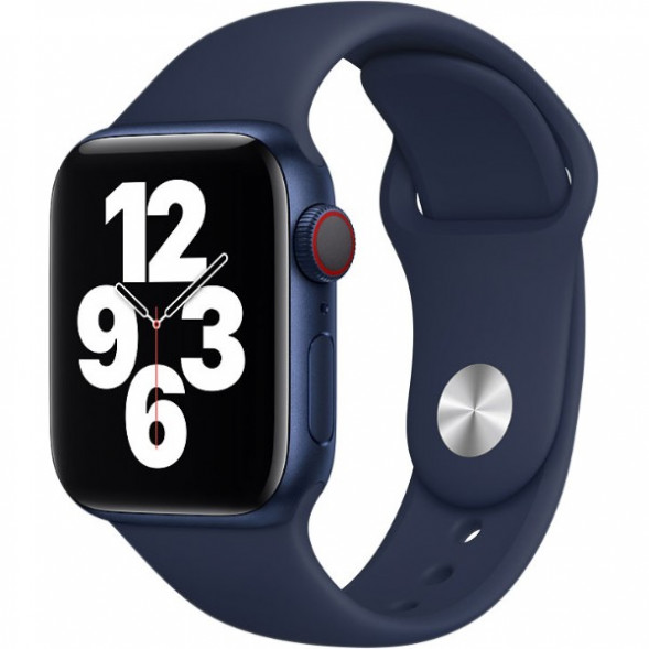 Ремешок для Apple Watch 44mm Deep Navy Sport Band (MYAX2ZM/A), тёмный ультрамарин в Мытище