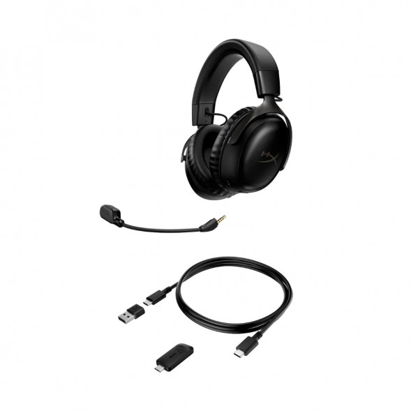 Наушники HyperX Cloud III Wireless, Black в Мытище