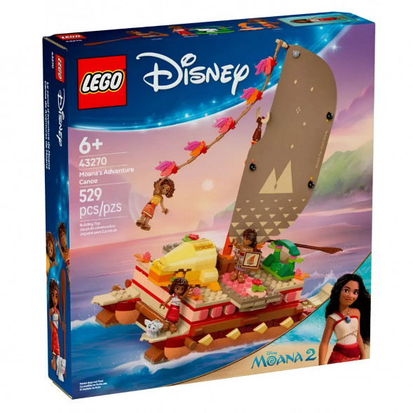 Конструктор LEGO Disney 43270 Моана: приключение на каноэ в Мытище