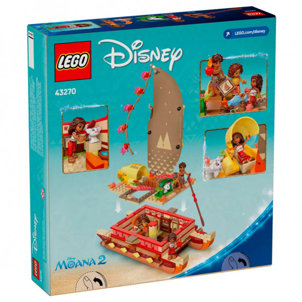 Конструктор LEGO Disney 43270 Моана: приключение на каноэ в Мытище