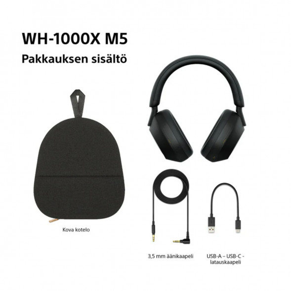 Беспроводные наушники Sony WH-1000XM5, черный в Мытище