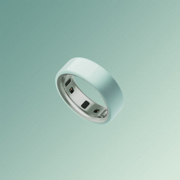 Умное кольцо Oura Ring 4 Ceramic (размер 12), Морской прилив/Tide в Мытище