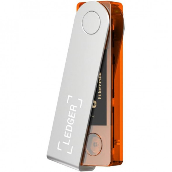 Аппаратный криптокошелек Ledger Nano X, BTC Orange  в Мытище