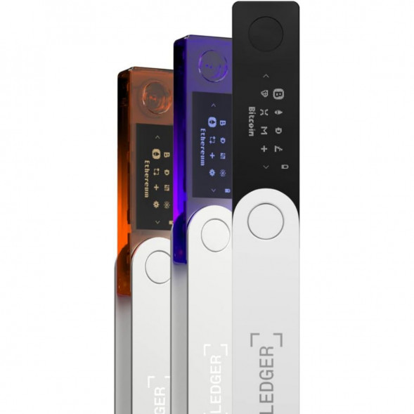 Аппаратный криптокошелек Ledger Nano X, BTC Orange  в Мытище
