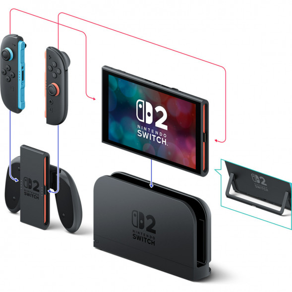 Игровая приставка Nintendo Switch 2, черный в Мытище