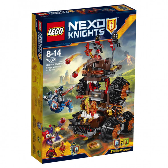 Конструктор LEGO Nexo Knights 70321 Роковое наступление Генерала Магмара в Мытище