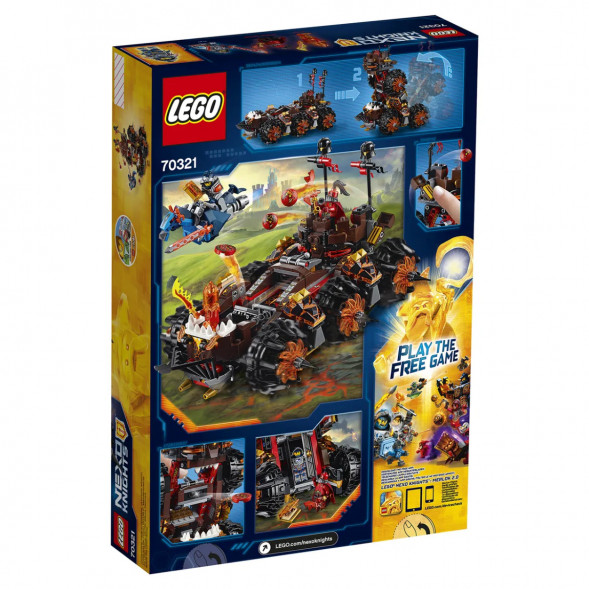 Конструктор LEGO Nexo Knights 70321 Роковое наступление Генерала Магмара в Мытище