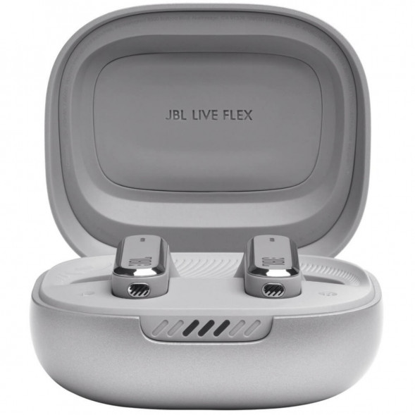 Беспроводные наушники JBL Live Flex, серебристый в Мытище