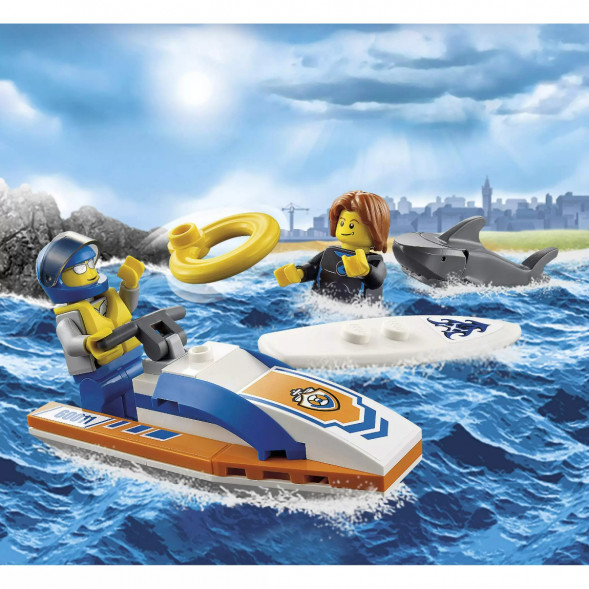 Конструктор LEGO City 60011 Спасение сёрфингиста в Мытище