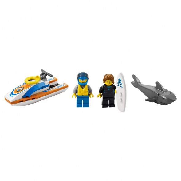 Конструктор LEGO City 60011 Спасение сёрфингиста в Мытище