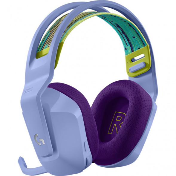 Игровая гарнитура Logitech G733 RGB Lightspeed Wireless, сиреневый в Мытище