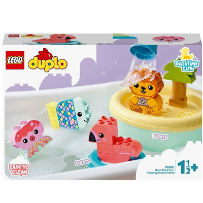 Конструктор LEGO DUPLO Creative Play 10966 Приключения в ванной: плавучий остров для зверей в Мытище