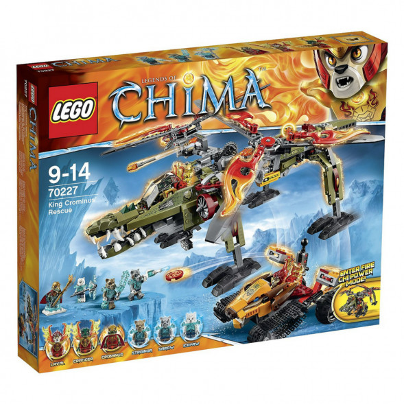 Конструктор LEGO Legends of Chima 70227 Спасение короля Кроми в Мытище