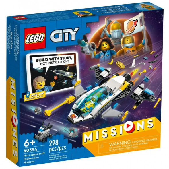 Конструктор LEGO City 60354 Космическая миссия для исследования Марса в Мытище