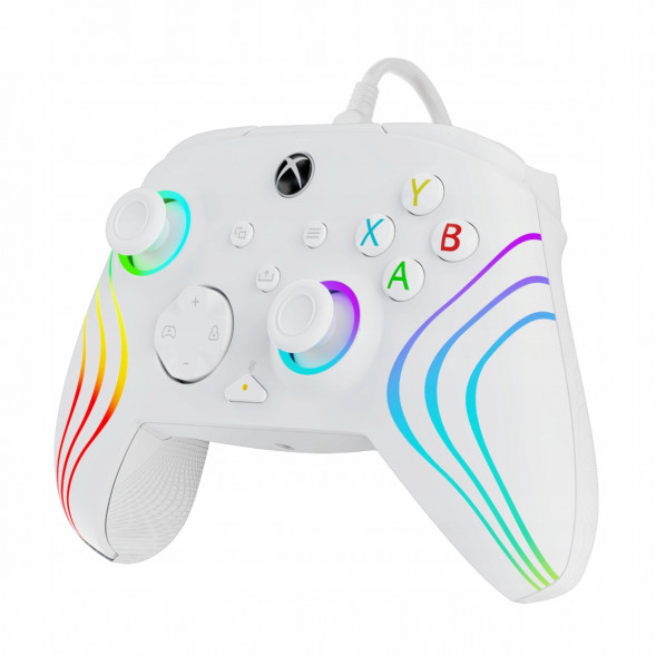 Геймпад проводной PDP для Xbox Afterglow Wave, White в Мытище
